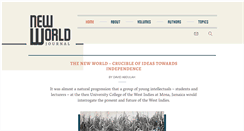 Desktop Screenshot of newworldjournal.org